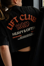 Load image into Gallery viewer, LIFT CLUB LADIES HEAVY CROPPED TEE