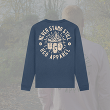 Load image into Gallery viewer, UGD 'NEVER STAND STILL' Premium Long sleeve unisex tee in 7 colour ways