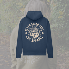 Load image into Gallery viewer, UGD 'NEVER STAND STILL' Regular Fit Premium Hoodie in 7 colour ways