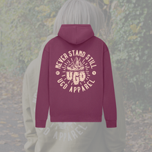 Load image into Gallery viewer, UGD 'NEVER STAND STILL' Regular Fit Premium Hoodie in 7 colour ways