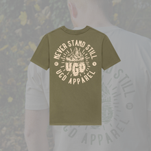 Load image into Gallery viewer, UGD 'NEVER STAND STILL' Regular Fit Premium Unisex Tee in 7 colour ways