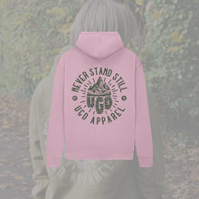 Load image into Gallery viewer, UGD 'NEVER STAND STILL' Regular Fit Premium Hoodie in 7 colour ways