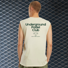 Load image into Gallery viewer, UGD 'UNDERGROUND PADEL CLUB' Unisex Sleeveless Tee in 5 colours