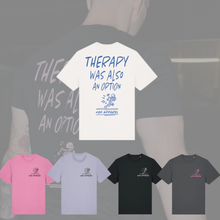 Load image into Gallery viewer, RUNNING THERAPY Oversized Fit Heavy Unisex Tee