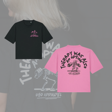 Load image into Gallery viewer, UGD 'BARBELL THERAPY' Oversized Boxy Fit Women’s Tee in 2 colour ways