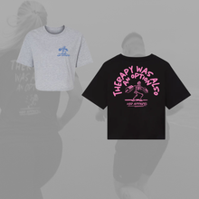 Load image into Gallery viewer, BARBELL THERAPY Women’s Cropped Tee