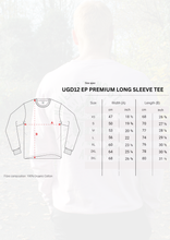 Load image into Gallery viewer, UGD 'NEVER STAND STILL' Premium Long sleeve unisex tee in 7 colour ways