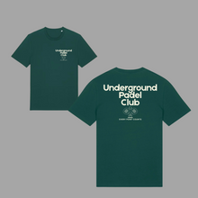 Load image into Gallery viewer, UGD 'UNDERGROUND PADEL CLUB' Regular and Oversized Tee in 4 colours
