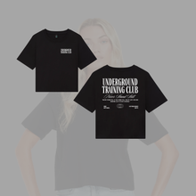 Load image into Gallery viewer, UGD 'UNDERGROUND TRAINING CLUB' Ladies boxy fit tee in 2 colours