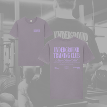 Load image into Gallery viewer, UGD 'UNDERGROUND TRAINING CLUB' Regular and Oversized Tee in 4 colours