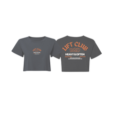 Load image into Gallery viewer, LIFT CLUB CROP TEE