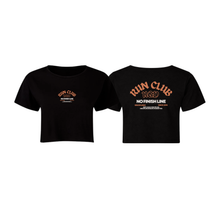 Load image into Gallery viewer, RUN CLUB CROP TEE