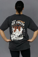 Load image into Gallery viewer, UGD Apparel &#39;NOT MY CIRCUS&#39; Unisex Heavy Blend Oversize Tee in 2 colours
