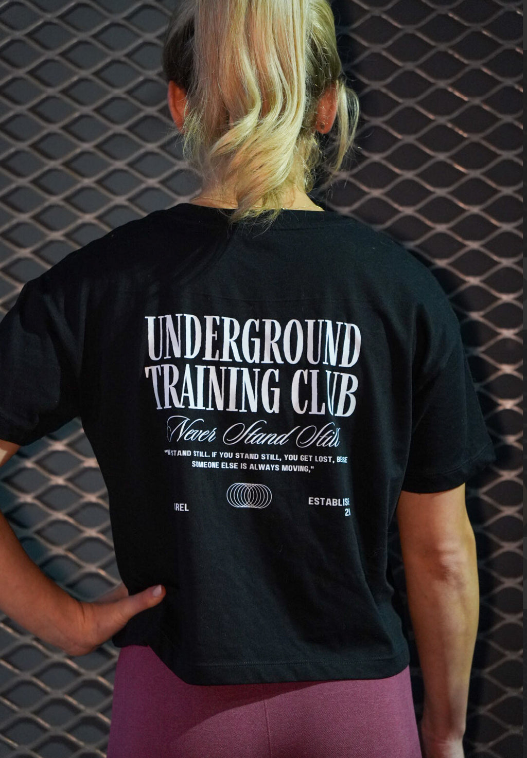 UGD 'UNDERGROUND TRAINING CLUB' Ladies boxy fit tee