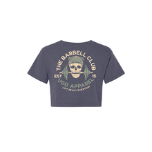 Load image into Gallery viewer, BARBELL CLUB Ladies Cropped tee
