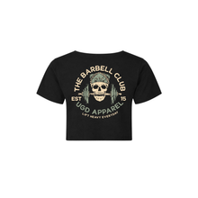 Load image into Gallery viewer, BARBELL CLUB Ladies Cropped tee
