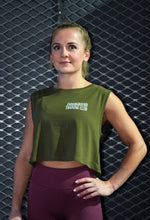 Load image into Gallery viewer, UGD 'UNDERGROUND TRAINING CLUB' Ladies boxy fit crop tank in 3 colours
