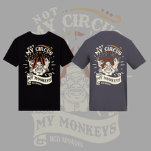 Load image into Gallery viewer, UGD Apparel &#39;NOT MY CIRCUS&#39; Unisex Oversized or Regular fit tee in 2 colours
