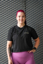Load image into Gallery viewer, UGD Apparel &#39;BARBELL CLUB&#39; Women&#39;s Oversize Tee Black
