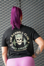 Load image into Gallery viewer, UGD Apparel &#39;BARBELL CLUB&#39; Women&#39;s Oversize Tee Black
