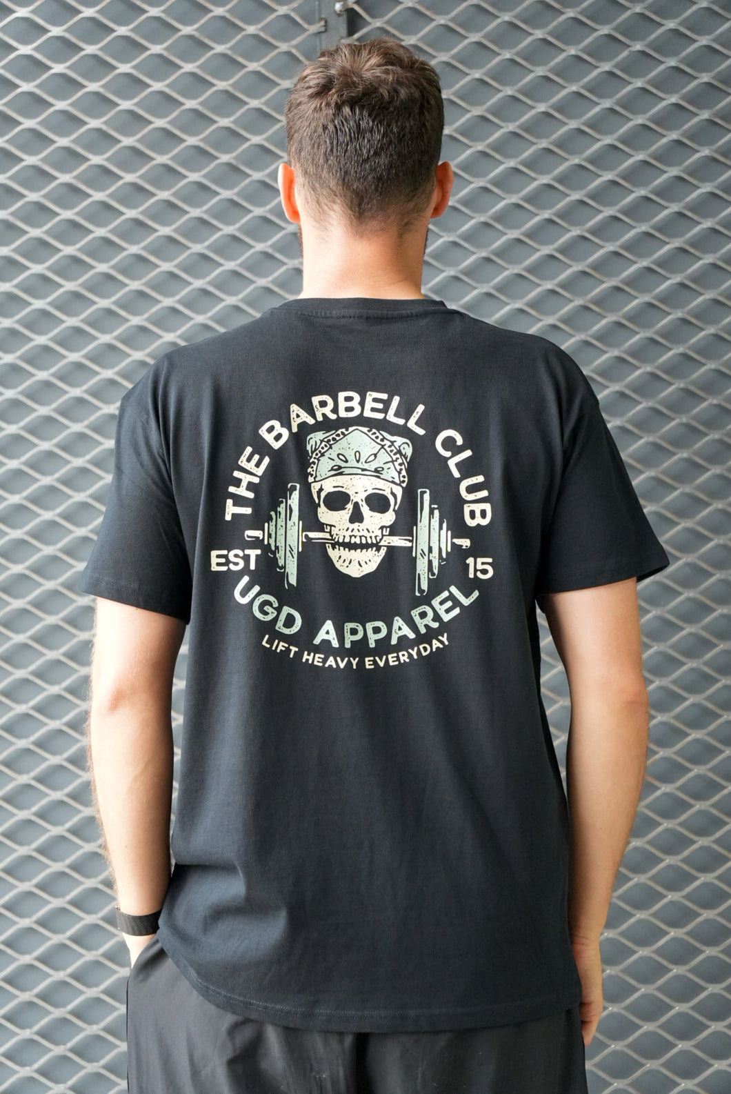 UGD Apparel 'BARBELL CLUB' Men's Oversize Tee in 3 colours