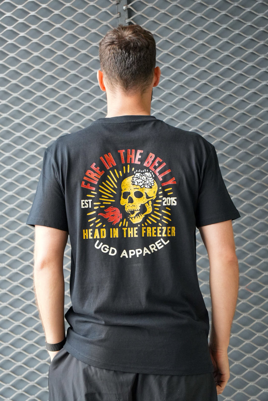 UGD Apparel 'FIRE IN THE BELLY' Men's Oversize Tee in 3 colours