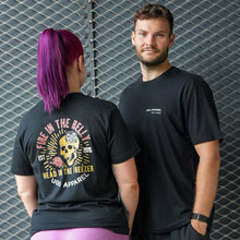 Load image into Gallery viewer, UGD Apparel Unisex &#39;FIRE IN THE BELLY&#39; Tee Black
