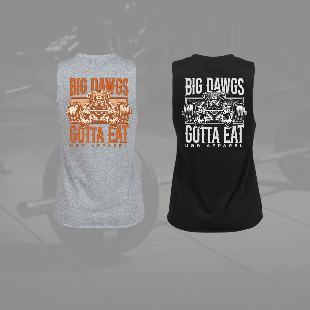 UGD Apparel 'BIG DAWGS' Ladies Tank Vest in 2 colours