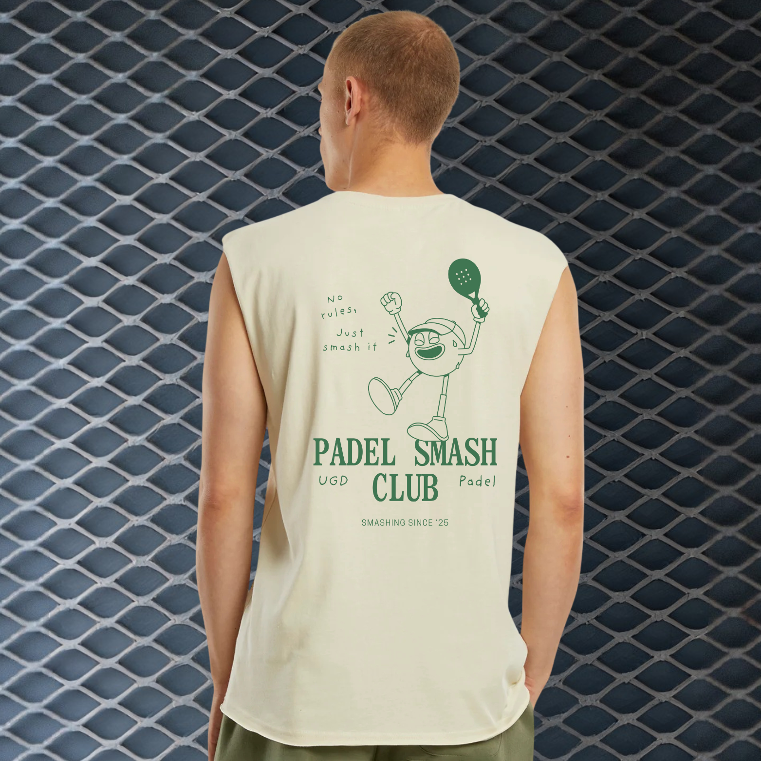 SMASH PADEL CLUB  Sleeveless Tee