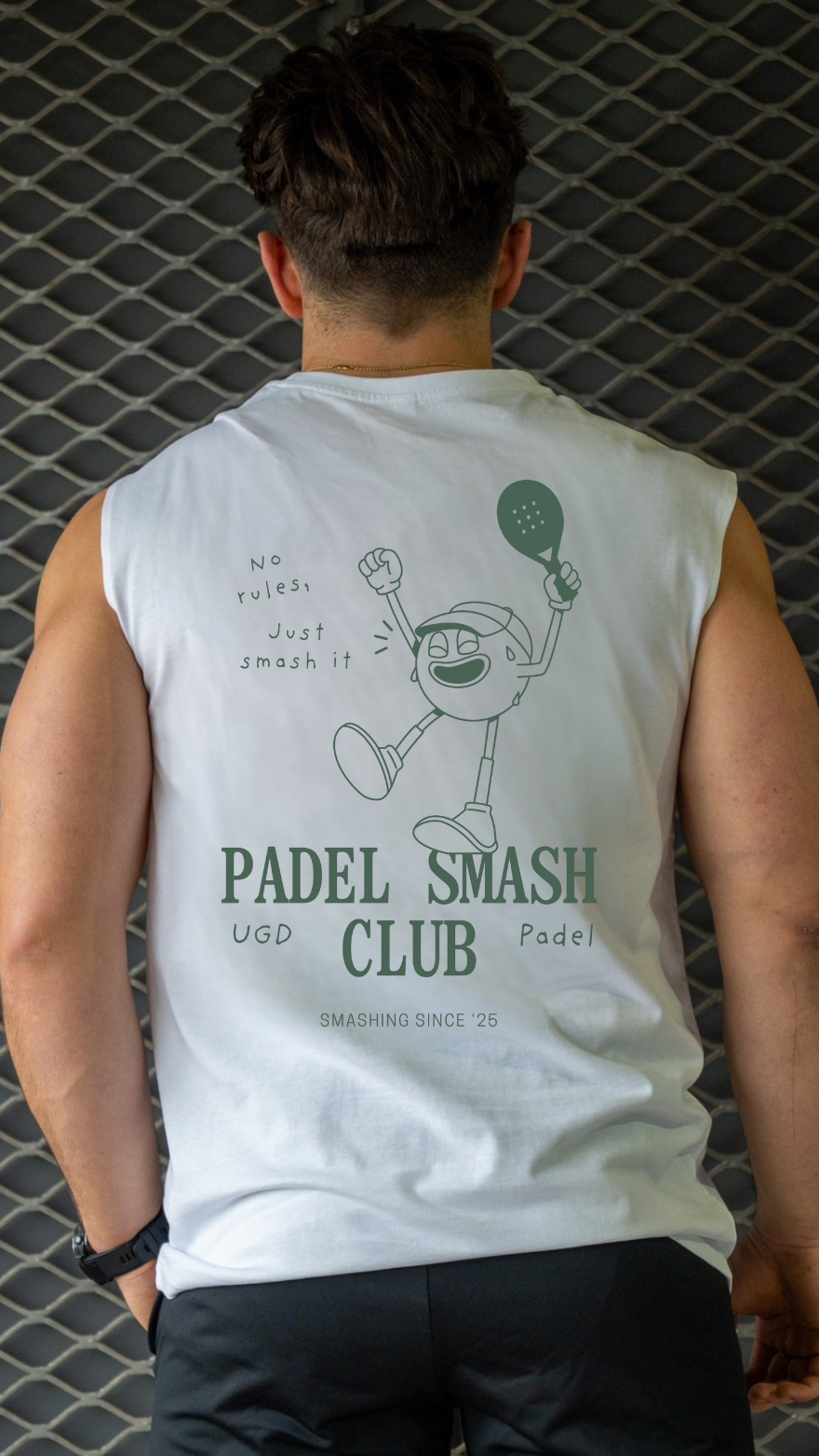 SMASH PADEL CLUB  Sleeveless Tee