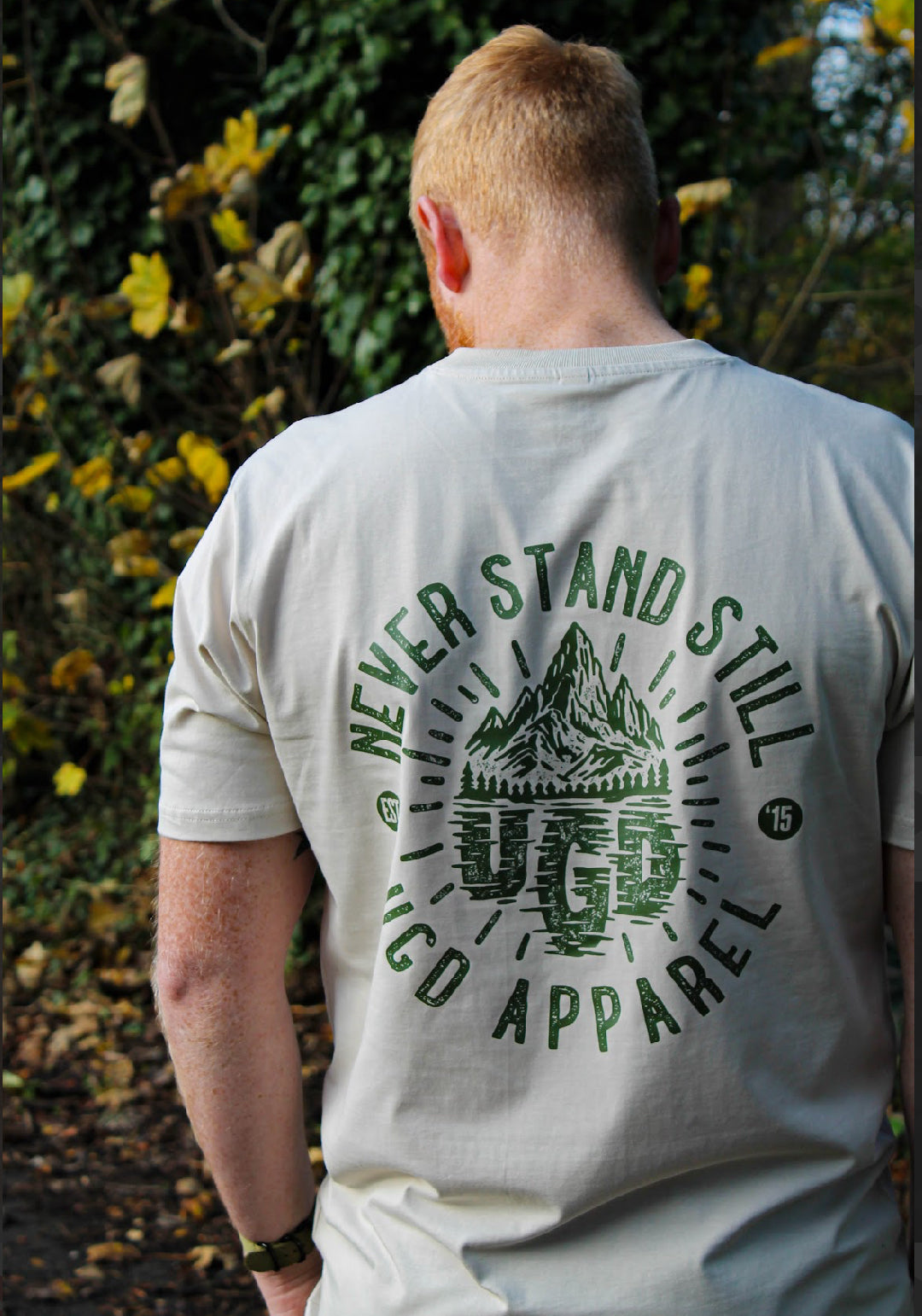 NEVER STAND STILL Regular Fit Premium Unisex Tee