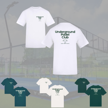 Load image into Gallery viewer, UGD &#39;UNDERGROUND PADEL CLUB&#39; Regular and Oversized Tee in 4 colours
