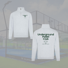 Load image into Gallery viewer, UGD &#39;UNDERGROUND PADEL CLUB&#39; Everyday 1/4 zip jumper in 2 colours
