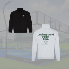 Load image into Gallery viewer, UGD &#39;UNDERGROUND PADEL CLUB&#39; Everyday 1/4 zip jumper in 2 colours
