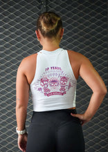 Load image into Gallery viewer, UGD Apparel &#39;10 YEAR ANNIVERSARY&#39; Ladies Cropped Vest in 2 colours
