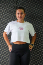 Load image into Gallery viewer, UGD Apparel ‘10 YEAR ANNIVERSARY&#39; Women&#39;s Oversize Crop tee in 2 colours
