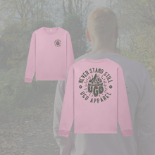 Load image into Gallery viewer, UGD &#39;NEVER STAND STILL&#39; Premium Long sleeve unisex tee in 7 colour ways
