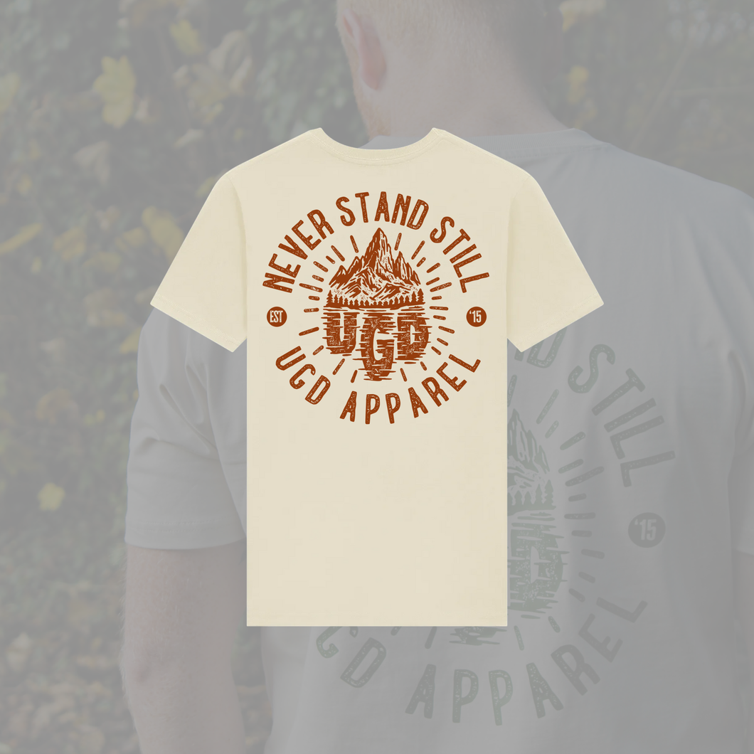 UGD 'NEVER STAND STILL' Regular Fit Premium Unisex Tee in 7 colour ways