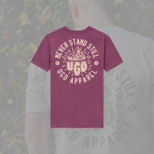 Load image into Gallery viewer, UGD &#39;NEVER STAND STILL&#39; Regular Fit Premium Unisex Tee in 7 colour ways
