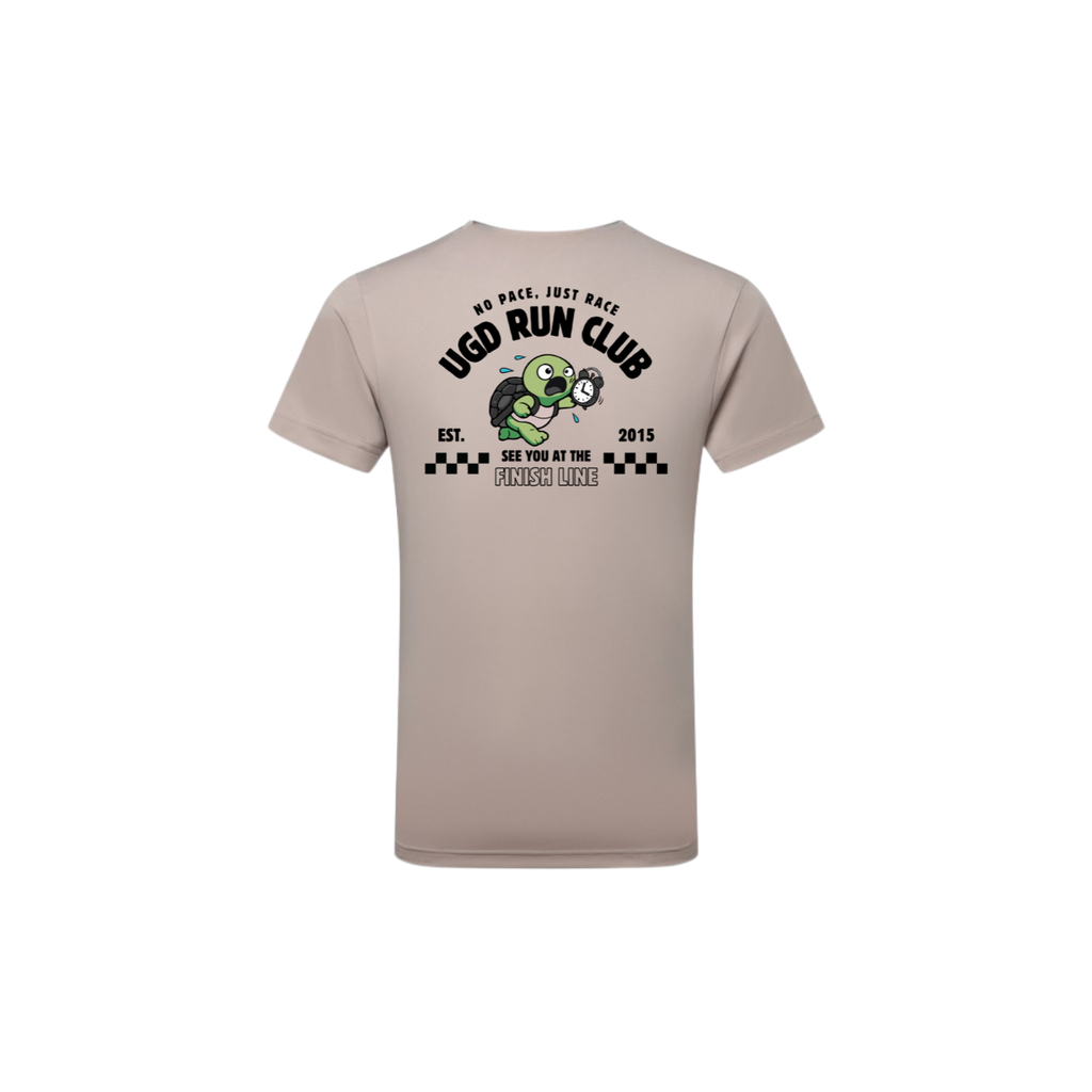 UGD RUN CLUB - NO PACE JUST RACE active tee