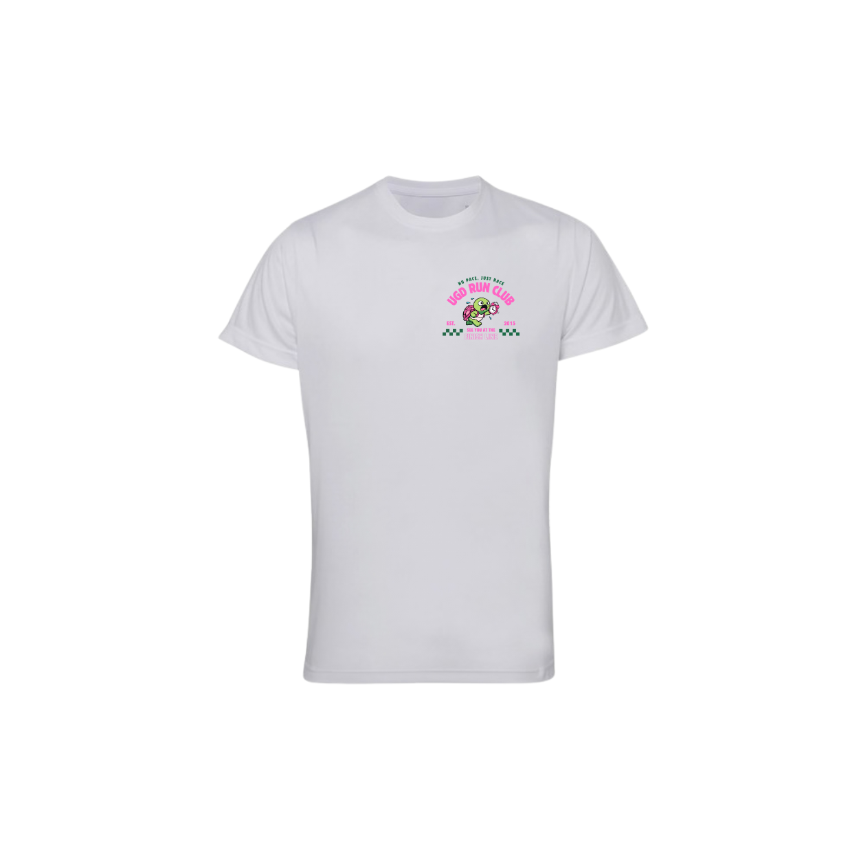 UGD RUN CLUB - NO PACE JUST RACE active tee