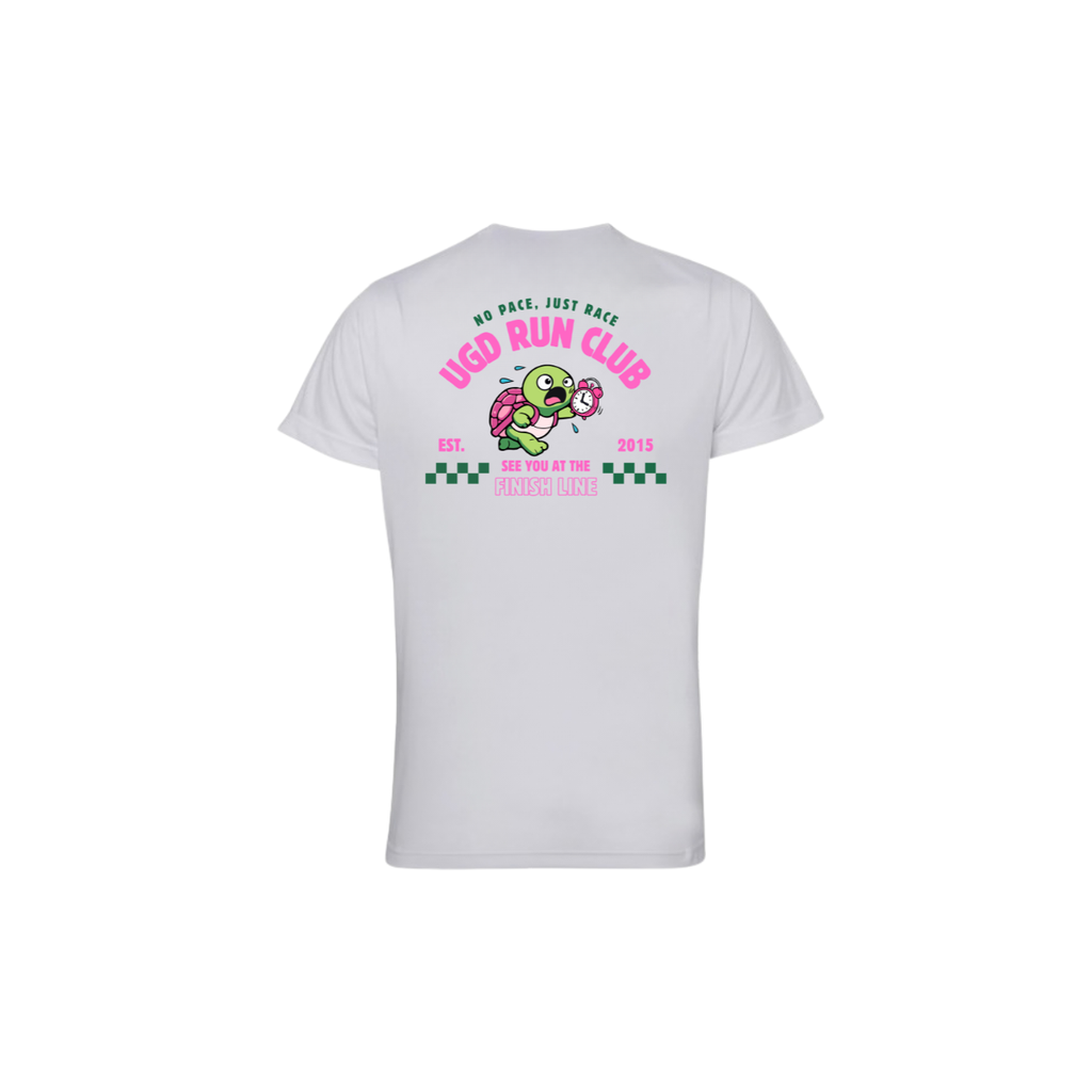 UGD RUN CLUB - NO PACE JUST RACE active tee