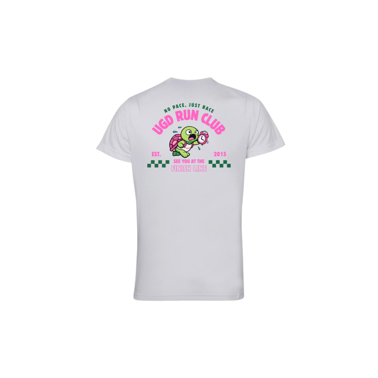 UGD RUN CLUB - NO PACE JUST RACE active tee