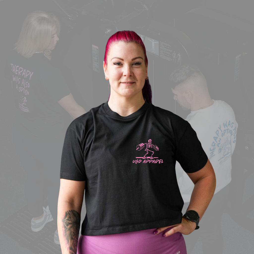 BARBELL THERAPY Oversized Boxy Fit Womens Tee