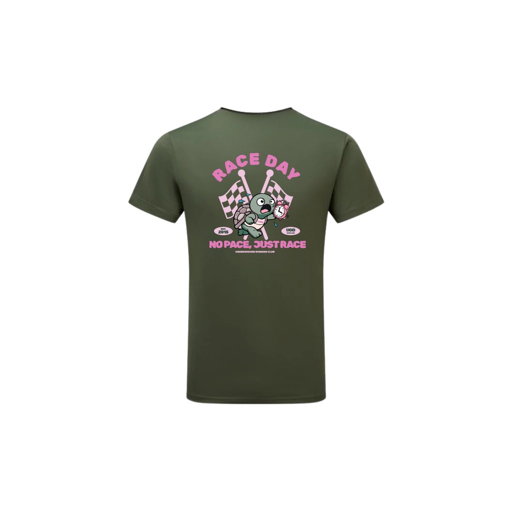 UGD RUN CLUB - RACE DAY active tee
