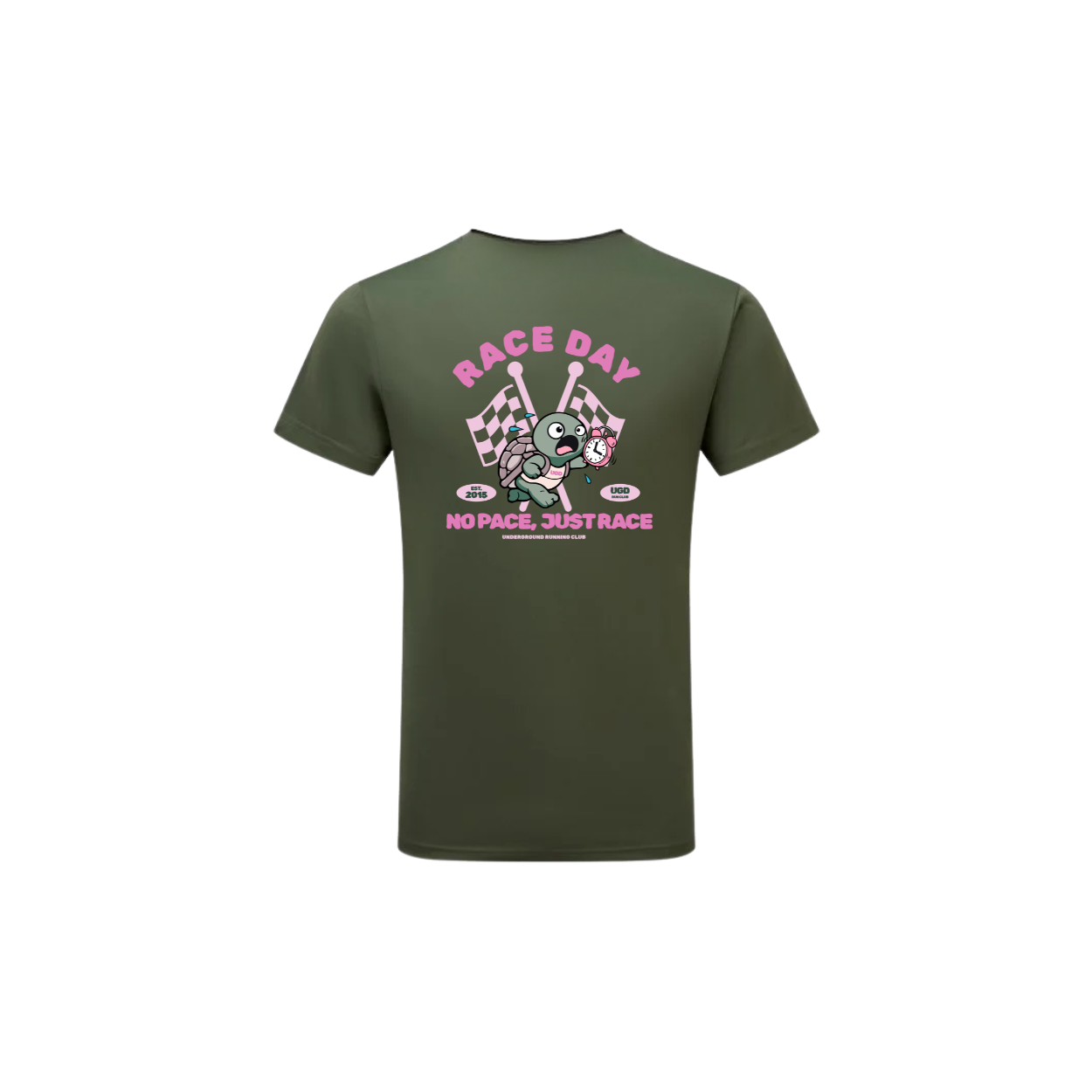 UGD RUN CLUB - RACE DAY active tee