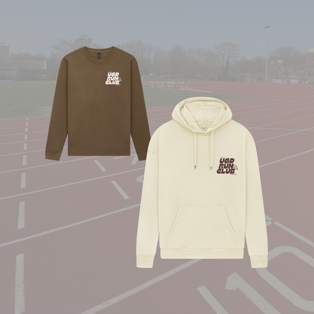 UGD RUN CLUB Jumper and Hoodies in 2 colours