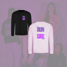 Load image into Gallery viewer, UGD &#39;RUN LIKE A GIRL&#39; Regular fit training jumper in 2 colours
