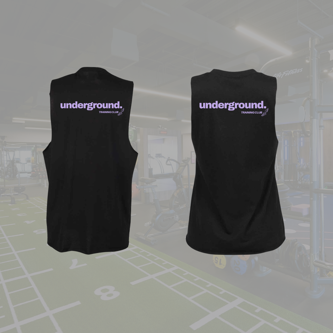 UGD Apparel 'TRAINING CLUB' Men’s & Women’s Tank Vest Black