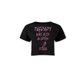 RUNNING THERAPY Cropped Tee